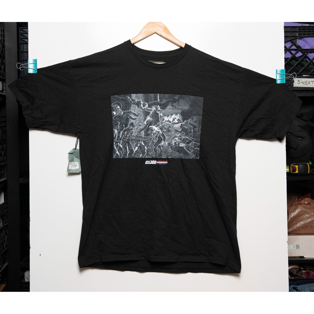 NWT G.I. Joe Shoe Palace Government Issue Black Graphic T-Shirt Men's Size XL